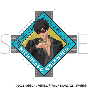 TRIGUN STARGAZE　ステッカー／ニコラス・D・ウルフウッド　A