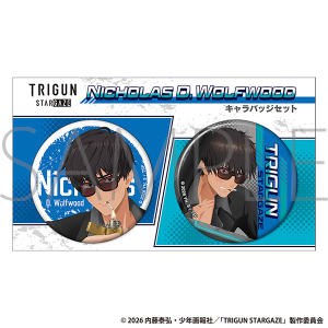 TRIGUN STARGAZE　キャラバッジセット／ニコラス・D・ウルフウッド