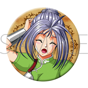 ときめきメモリアル　グリッター缶バッジ／片桐 彩子