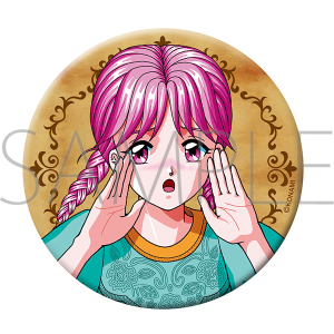 ときめきメモリアル　グリッター缶バッジ／古式 ゆかり