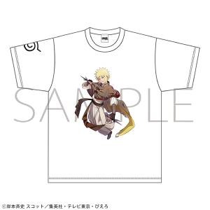 NARUTO－ナルト－ 疾風伝　Tシャツ／波風ミナト　忍伝冒険譚