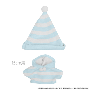 Petit la vie　ふわもこパジャマセット／スカイブルー　15cmぬいぐるみ用