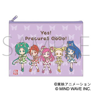 Yes！プリキュア5GoGo！　フラットポーチ／Yes！プリキュア5GoGo！　一期一会