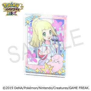 『ポケモンマスターズ EX』　メモリアルフォト　ミニアクリルブロック／リーリエ