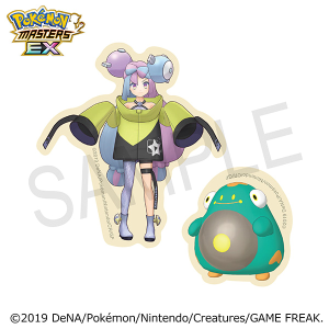 『ポケモンマスターズ EX』　バディーズ　ダイカットステッカーセット／ナンジャモ＆ハラバリー