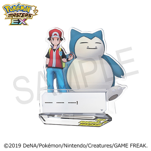 『ポケモンマスターズ EX』　バディーズ　セリフアクリルスタンド／レッド＆カビゴン