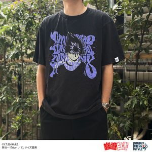 幽☆遊☆白書　スタジオぴえろスタイル　 ヴィンテージ風Tシャツ　飛影 XL