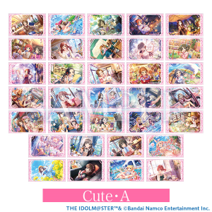 クリアシートコレクション　Cute・A　THE IDOLM@STER CINDERELLA GIRLS STARLIGHT STAGE WITH ～キミと歩んだ輝きの軌跡～　事後通販