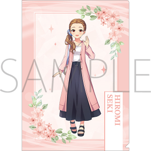クリアファイル　関裕美 アイドルマスター シンデレラガールズ×レジャフェス 事後通販