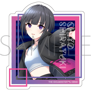 アイドルマスター シンデレラガールズ　ダイカットステッカー／白雪千夜