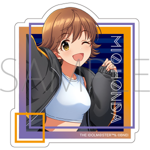アイドルマスター シンデレラガールズ　ダイカットステッカー／本田未央