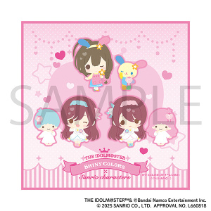 アイドルマスター シャイニーカラーズ　ハンドタオル／283プロ アルストロメリア×サンリオキャラクターズ