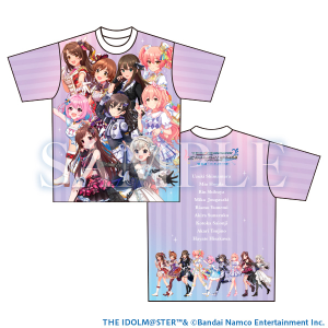 フルグラフィックTシャツ　描き下ろし　THE IDOLM@STER CINDERELLA GIRLS STARLIGHT STAGE WITH ～キミと歩んだ輝きの軌跡～　事後通販