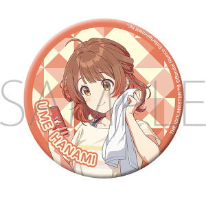 【再販分】学園アイドルマスター　グリッター缶バッジ／J  花海 佑芽