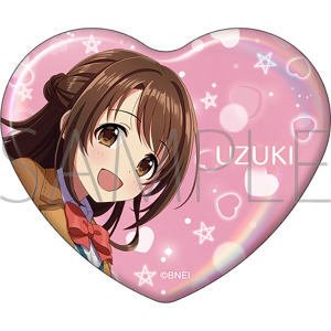 アイドルマスター シンデレラガールズ　異次元フェス　ハート形缶バッジ／島村 卯月