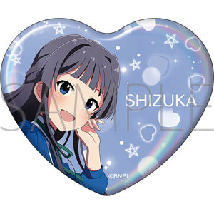 アイドルマスター ミリオンライブ！　異次元フェス　ハート形缶バッジ／最上 静香