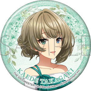グリッター缶バッジ　高垣楓 アイドルマスター シンデレラガールズ×レジャフェス 事後通販