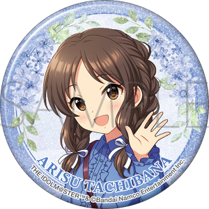 グリッター缶バッジ　橘ありす アイドルマスター シンデレラガールズ×レジャフェス 事後通販
