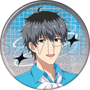 アイドルマスター SideM　グリッター缶バッジ／鷹城恭二　サマーマーケット