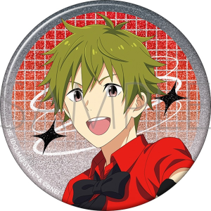 アイドルマスター SideM　グリッター缶バッジ／秋山隼人　サマーマーケット