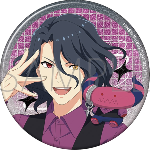 アイドルマスター SideM　グリッター缶バッジ／アスラン＝ベルゼビュートⅡ世　サマーマーケット