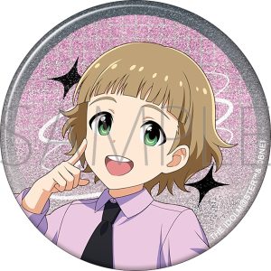 アイドルマスター SideM　グリッター缶バッジ／姫野かのん　サマーマーケット
