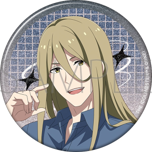 アイドルマスター SideM　グリッター缶バッジ／古論クリス　サマーマーケット