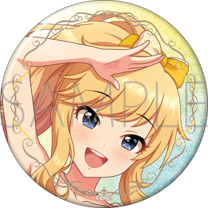 アイドルマスター シンデレラガールズ　グリッター缶バッジ／大槻唯　STARLIGHT ALLIANCE