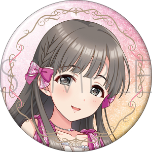 アイドルマスター シンデレラガールズ　グリッター缶バッジ／小早川紗枝　STARLIGHT ALLIANCE
