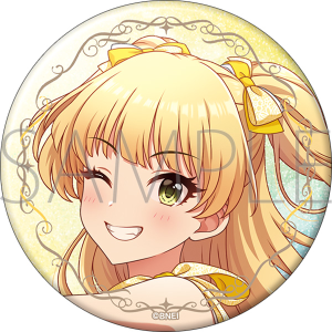 アイドルマスター シンデレラガールズ　グリッター缶バッジ／城ヶ崎莉嘉　STARLIGHT ALLIANCE