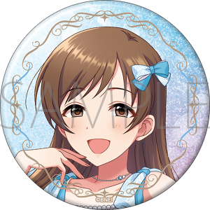 アイドルマスター シンデレラガールズ　グリッター缶バッジ／新田美波　STARLIGHT ALLIANCE