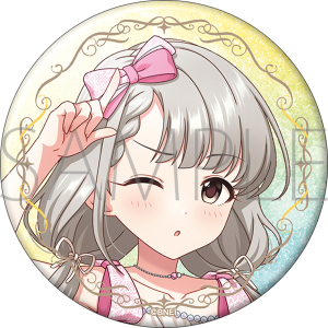 アイドルマスター シンデレラガールズ　グリッター缶バッジ／久川凪　STARLIGHT ALLIANCE