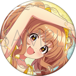 アイドルマスター シンデレラガールズ　グリッター缶バッジ／諸星きらり　STARLIGHT ALLIANCE