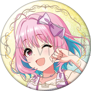 アイドルマスター シンデレラガールズ　グリッター缶バッジ／夢見りあむ　STARLIGHT ALLIANCE