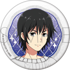 アイドルマスター SideM　グリッター缶バッジ／黒野玄武　リメンバーショット