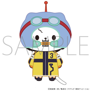 ONE PIECE　エッグヘッド編withCATアイマスク付きぬいぐるみキーホルダー／ブルック