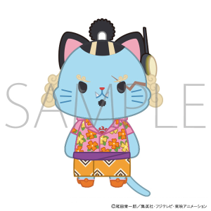 ONE PIECE　エッグヘッド編withCATアイマスク付きぬいぐるみキーホルダー／ジンベエ