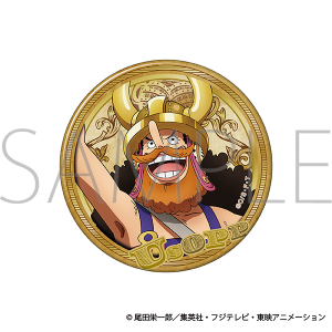 ONE PIECE　箔押しBIG缶バッジ／ウソップ エルバフ編