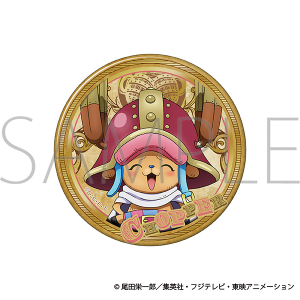 ONE PIECE　箔押しBIG缶バッジ／チョッパー エルバフ編