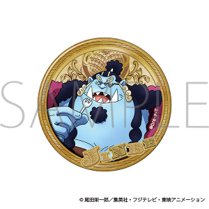 ONE PIECE　箔押しBIG缶バッジ／ジンベエ エルバフ編