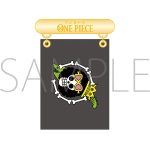 ONE PIECE　フラッグバッジ／Vol.1 海賊旗 ブルック