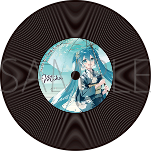 初音ミクシリーズ レコード風コースター／初音ミク