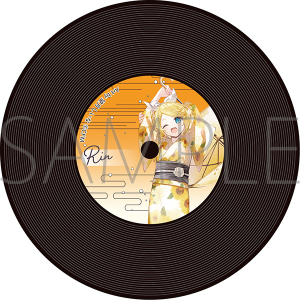 初音ミクシリーズ レコード風コースター／鏡音リン