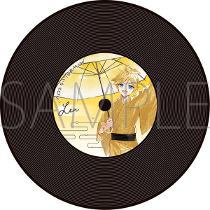 初音ミクシリーズ レコード風コースター／鏡音レン