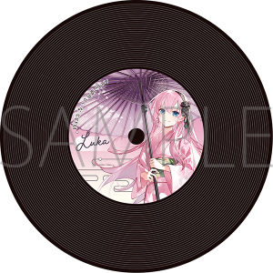 初音ミクシリーズ レコード風コースター／巡音ルカ