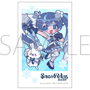 初音ミクシリーズ　チェキプリント／SNOW MIKU 2025　K　雪ミク Art by itousa