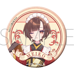 初音ミクシリーズ　缶バッジ／E　MEIKO　和風喫茶