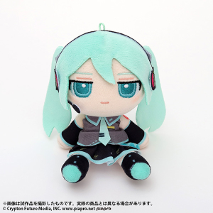 初音ミクシリーズ　くいくい（ぬいぐるみマスコット）／初音ミク