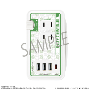 ヘタリア World★Stars　イギリス モデル USB/USB Type-C付きACタップ