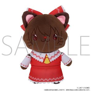 東方Project　withCATアイマスク付きぬいぐるみキーホルダー／博麗霊夢